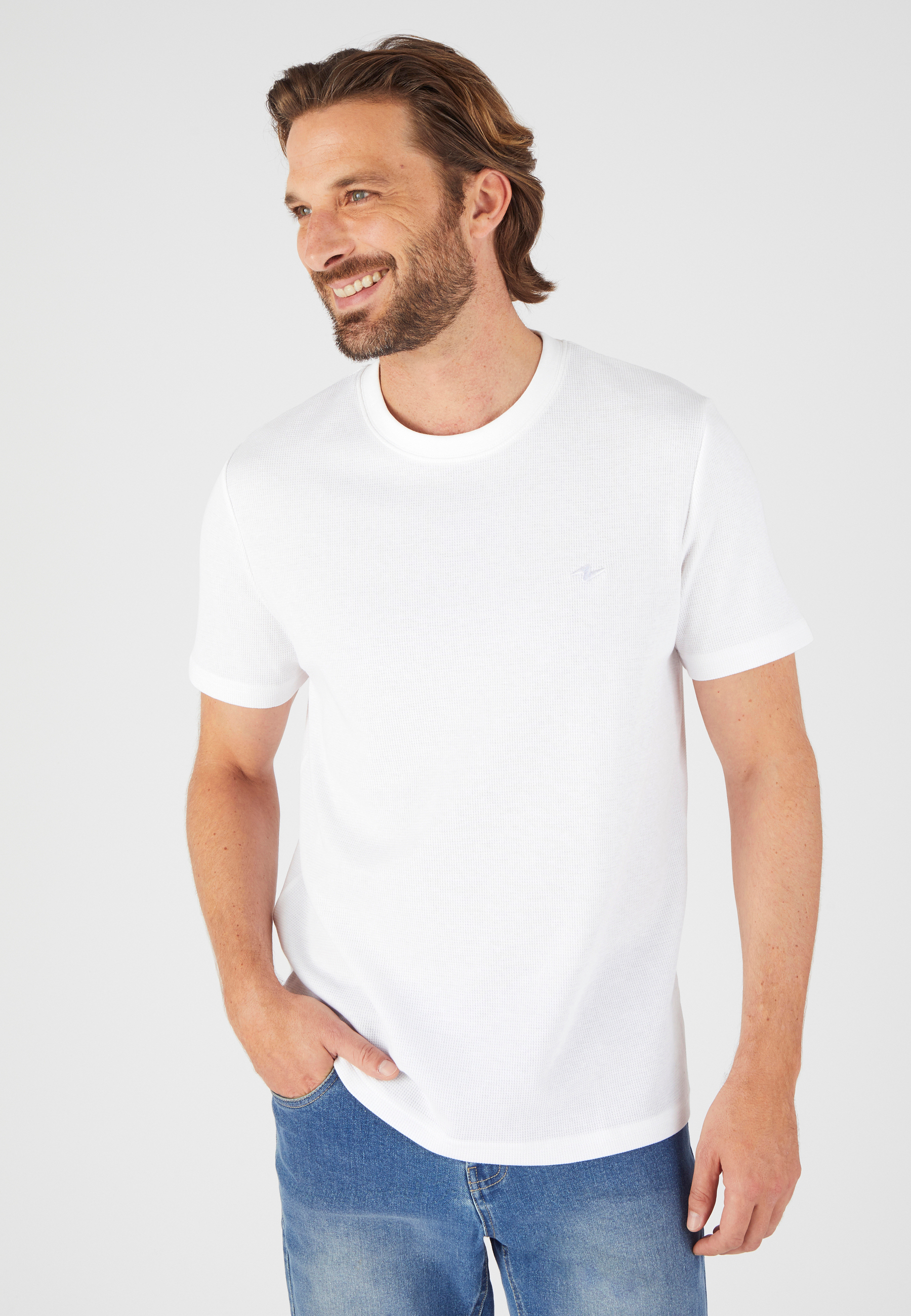 T-shirt Essential en maille gaufrée, DAMART