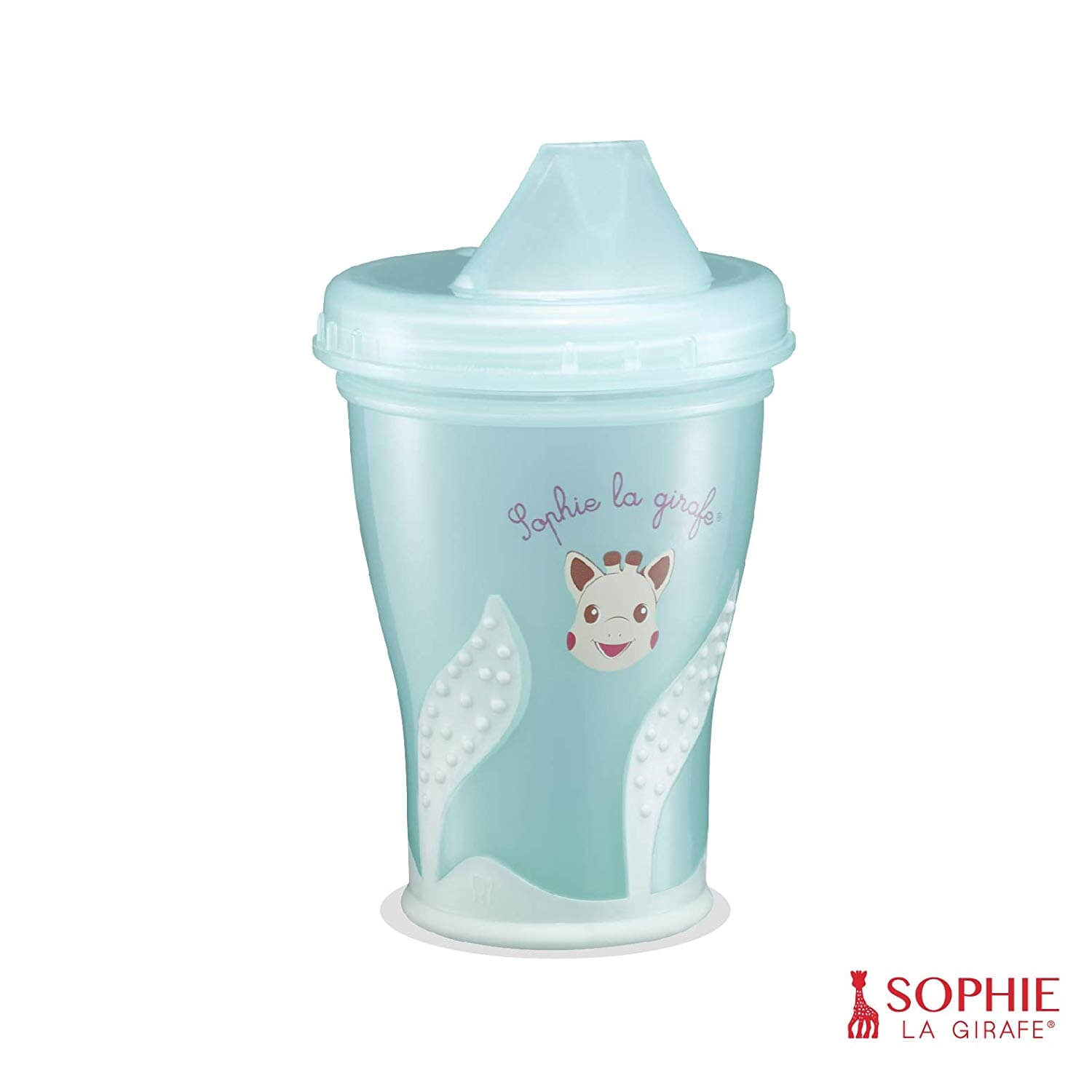 Verre d'apprentissage anti-fuite Sophie la girafe, VULLI