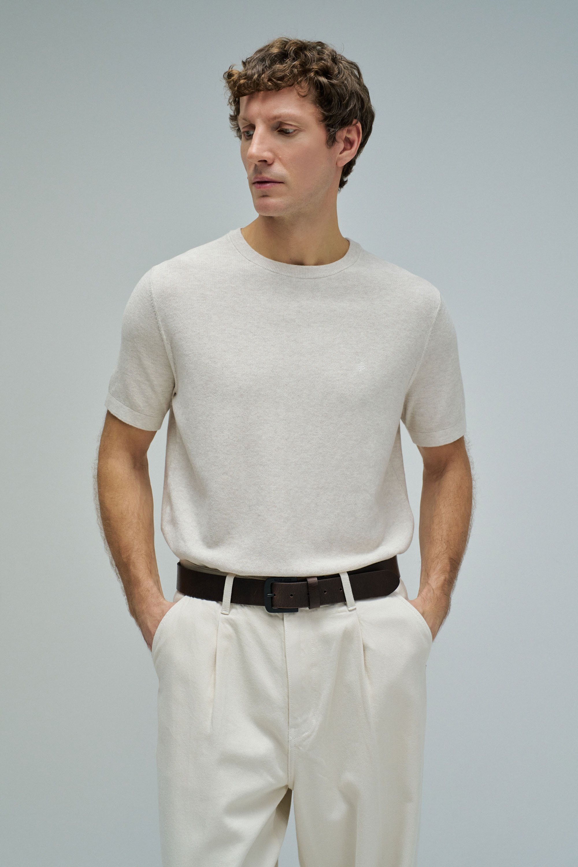 T-SHIRT EN MAILLE TRICOTÉE, SALSA JEANS
