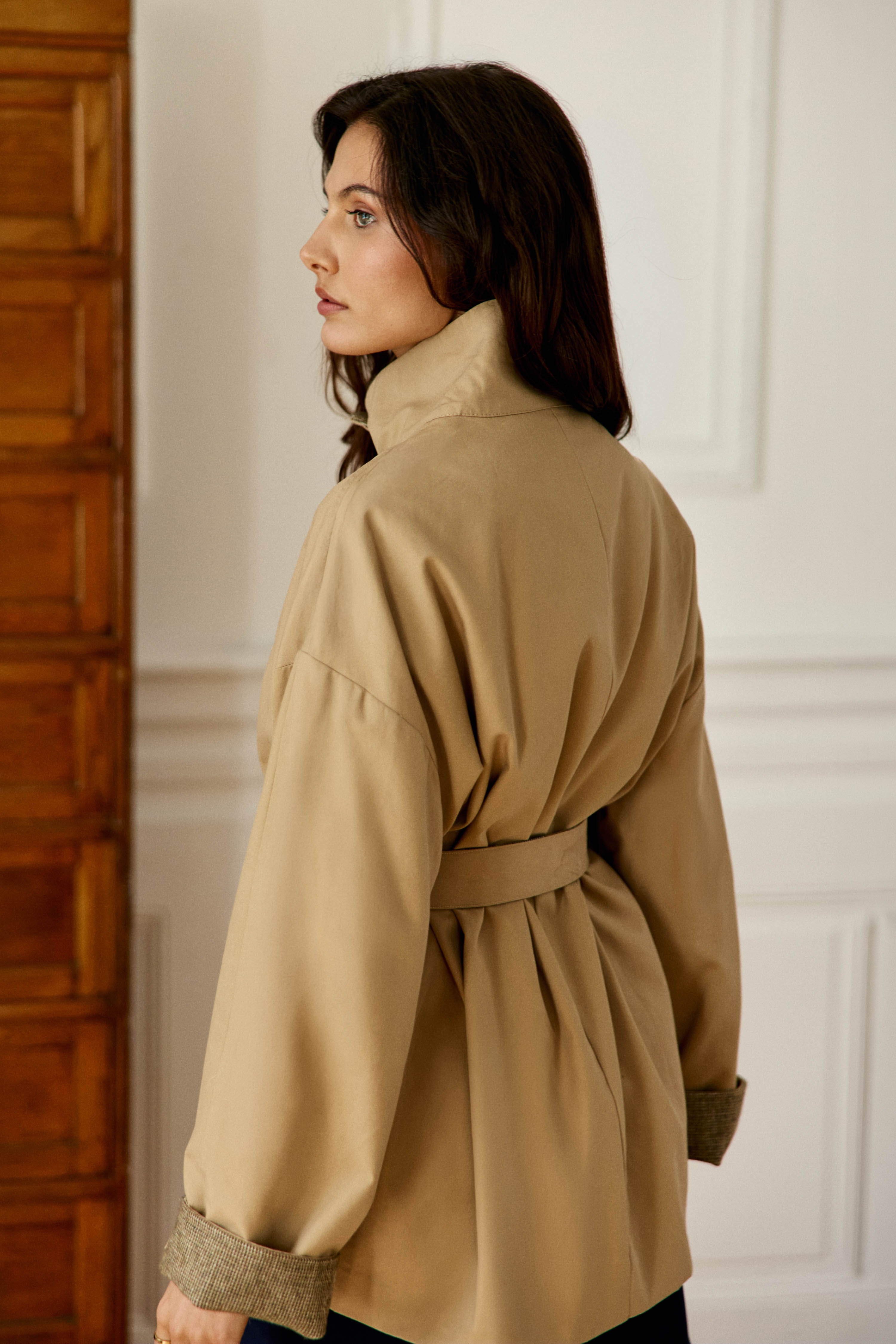 Parka col montant uni NAO, LA PETITE ETOILE