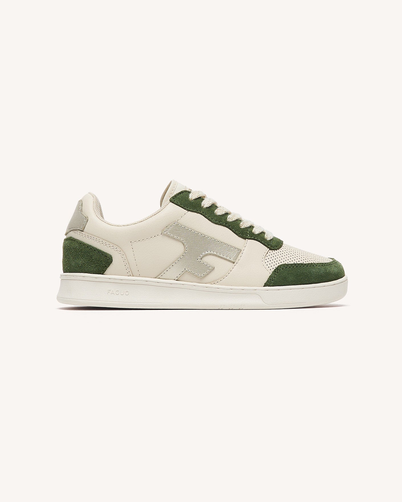 Baskets basses en cuir, FAGUO