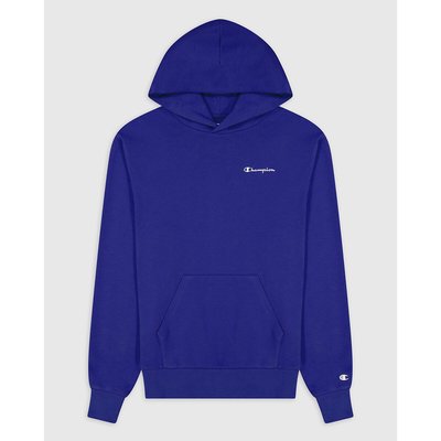 Organic Cotton Mix Hoodie with Small Logo Embroidery CHAMPION