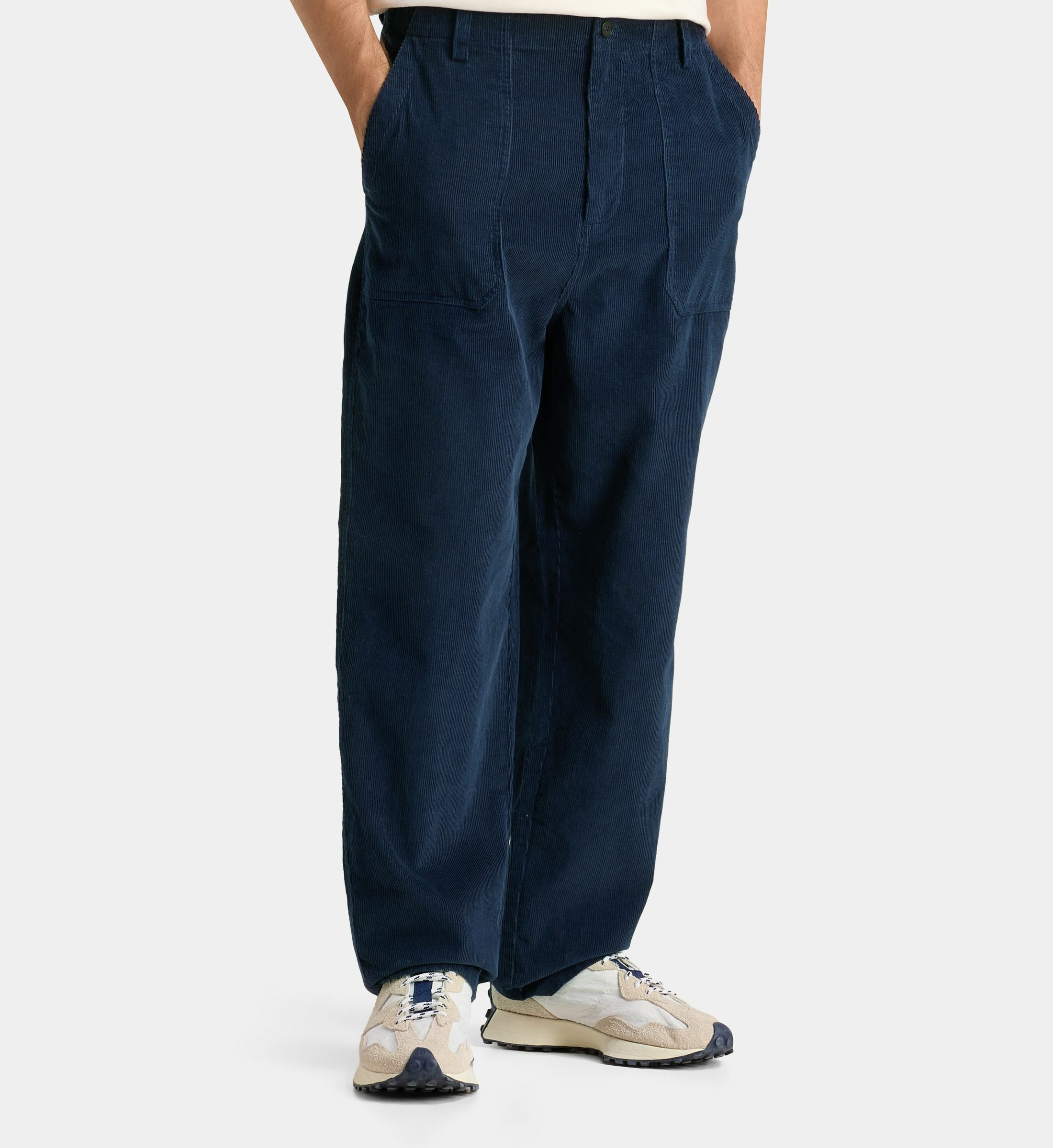 Pantalon rorkord large décontracté en velours, GALERIES LAFAYETTE