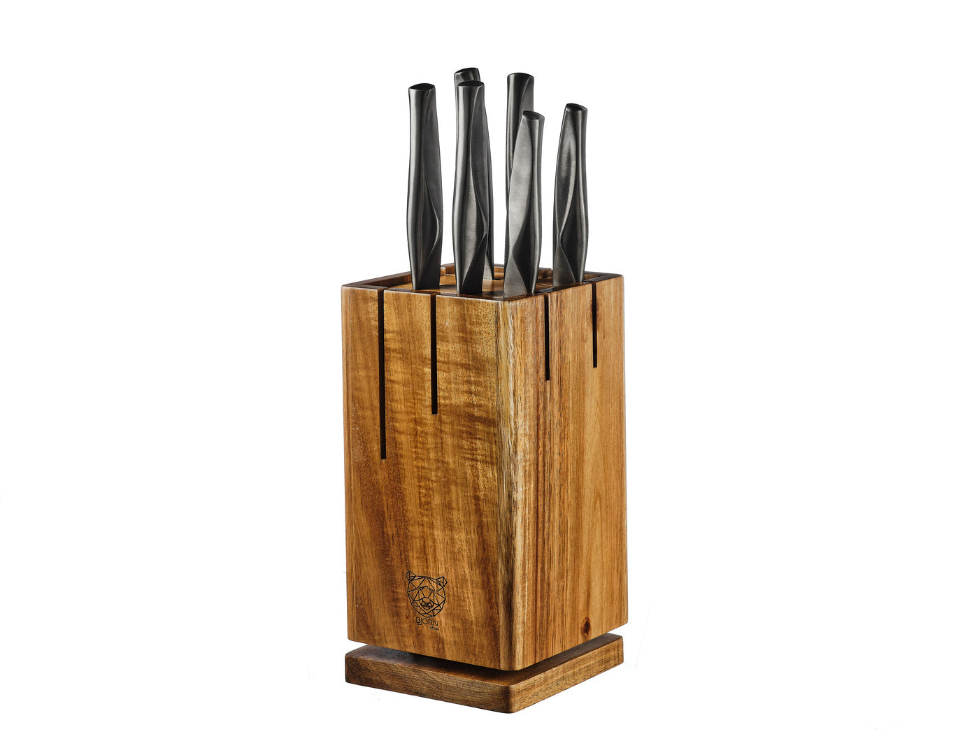 Lot de 7 couteaux de cuisine en inox, NUDE, BJORN
