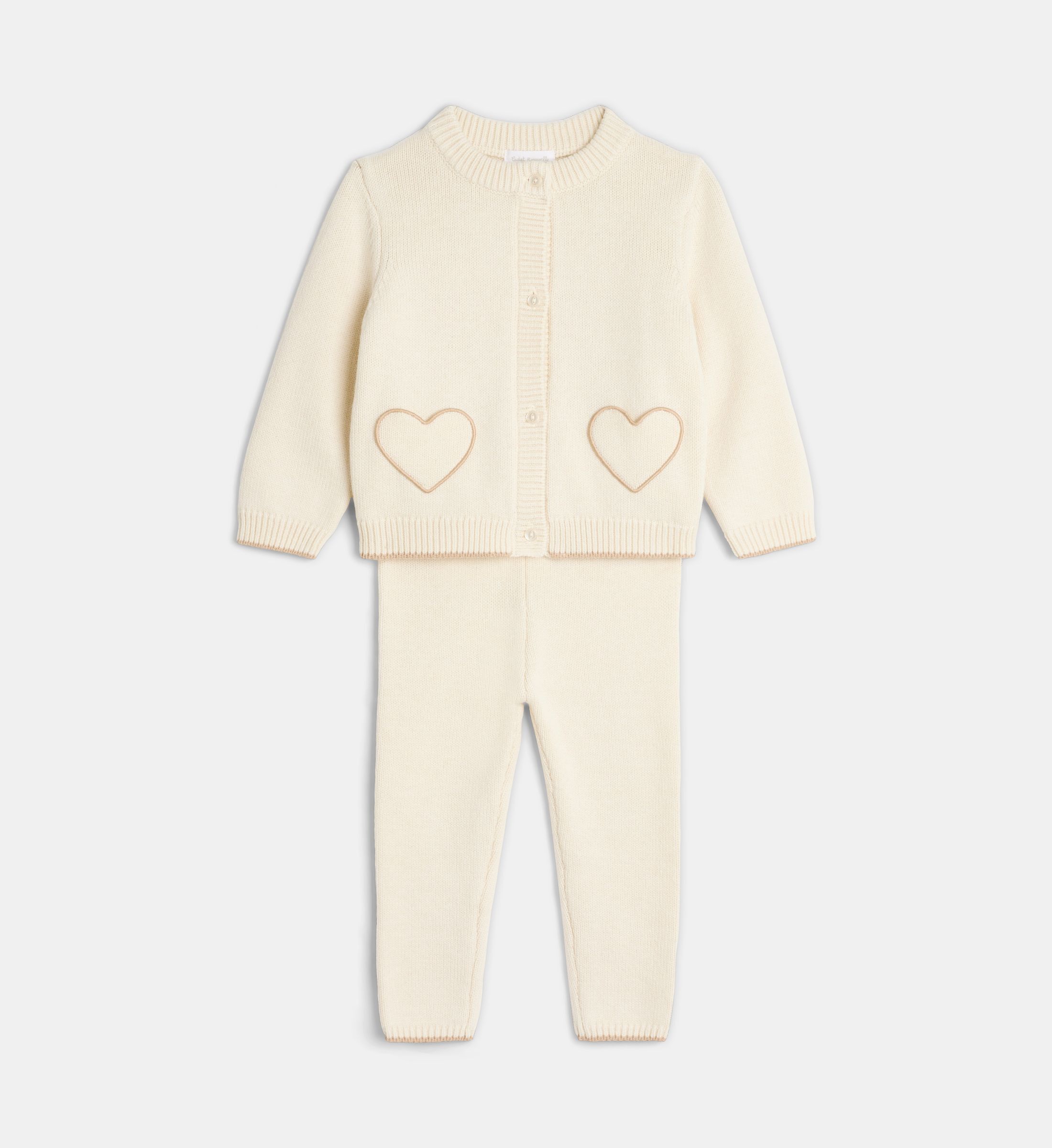 Ensemble tennessy en coton bio et laine, CADET ROUSSELLE