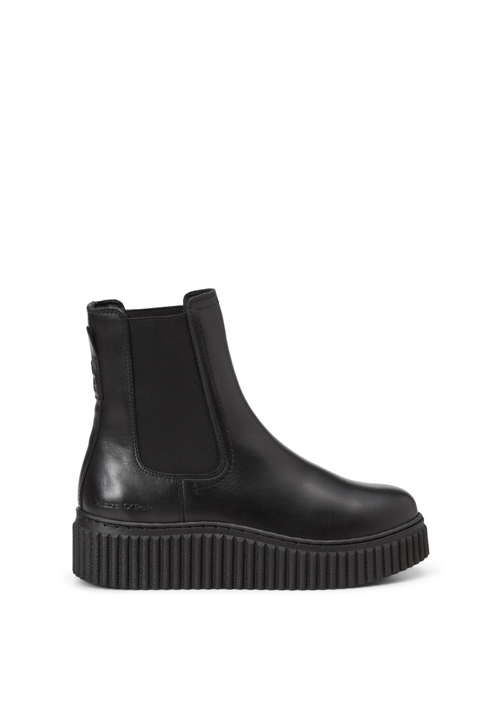Bottines Chelsea modèle Bianca en cuir de vachette souple, MARC O'POLO