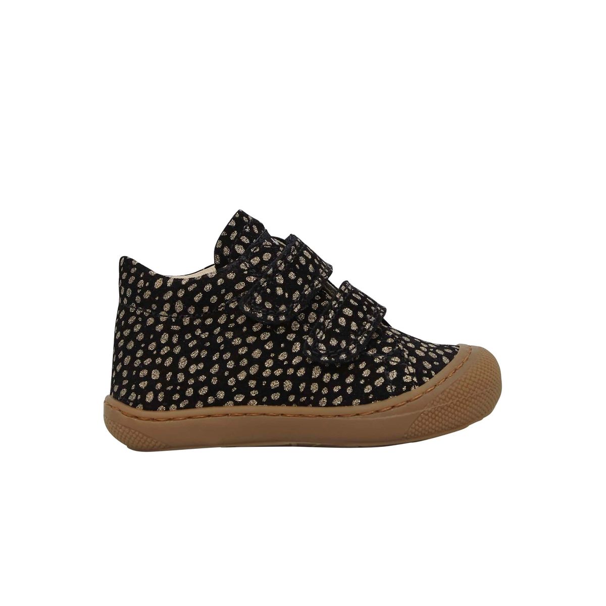 Chaussures Premiers Pas Naturino En Suède - Imprimé Tulipe, Semelle Antidérapante - Pour Bébé, Doublure Cuir