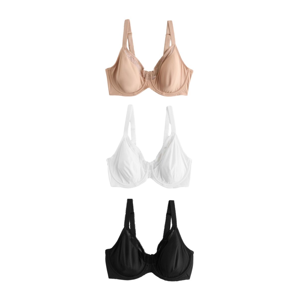 Soutien-gorge minimisant, lot de 3, NEXT