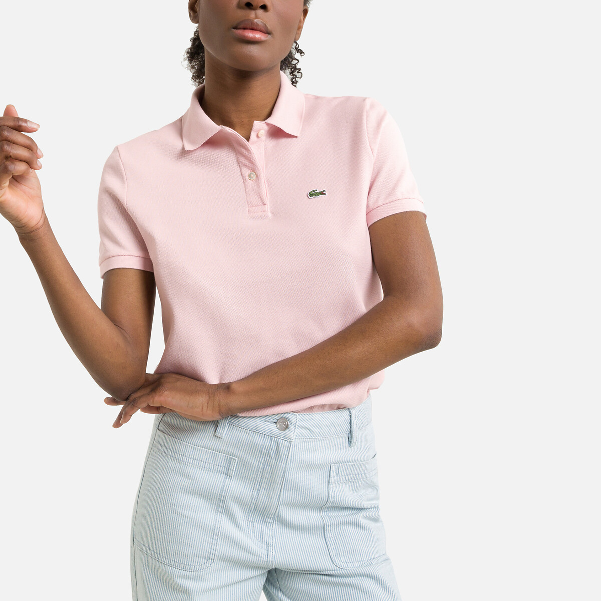 soft cotton polo shirt in regular fit