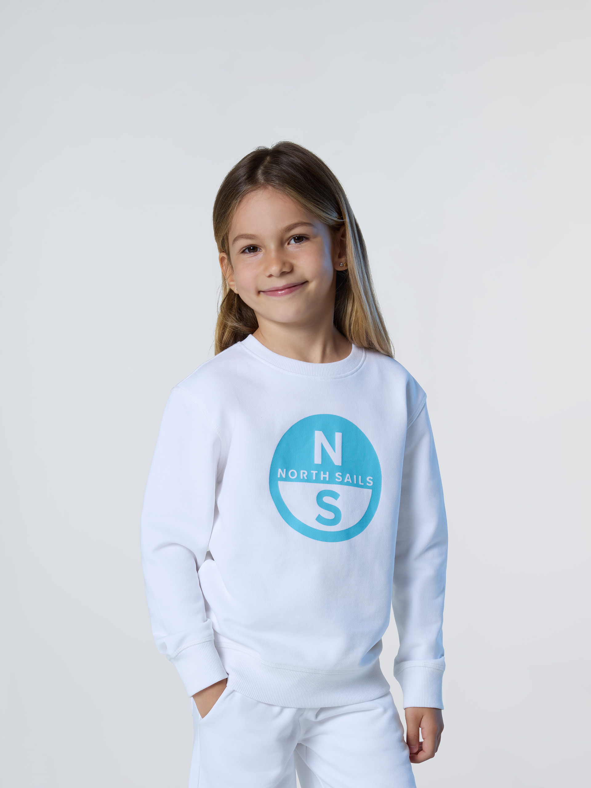 Sweat avec imprimé de logo maxi, NORTH SAILS