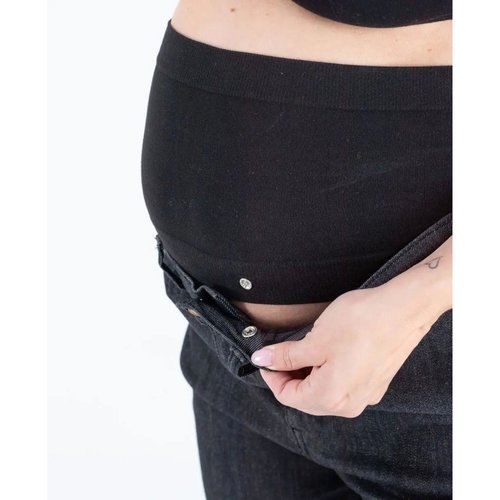 Bandeau de grossesse sans couture belt noir Cache Coeur