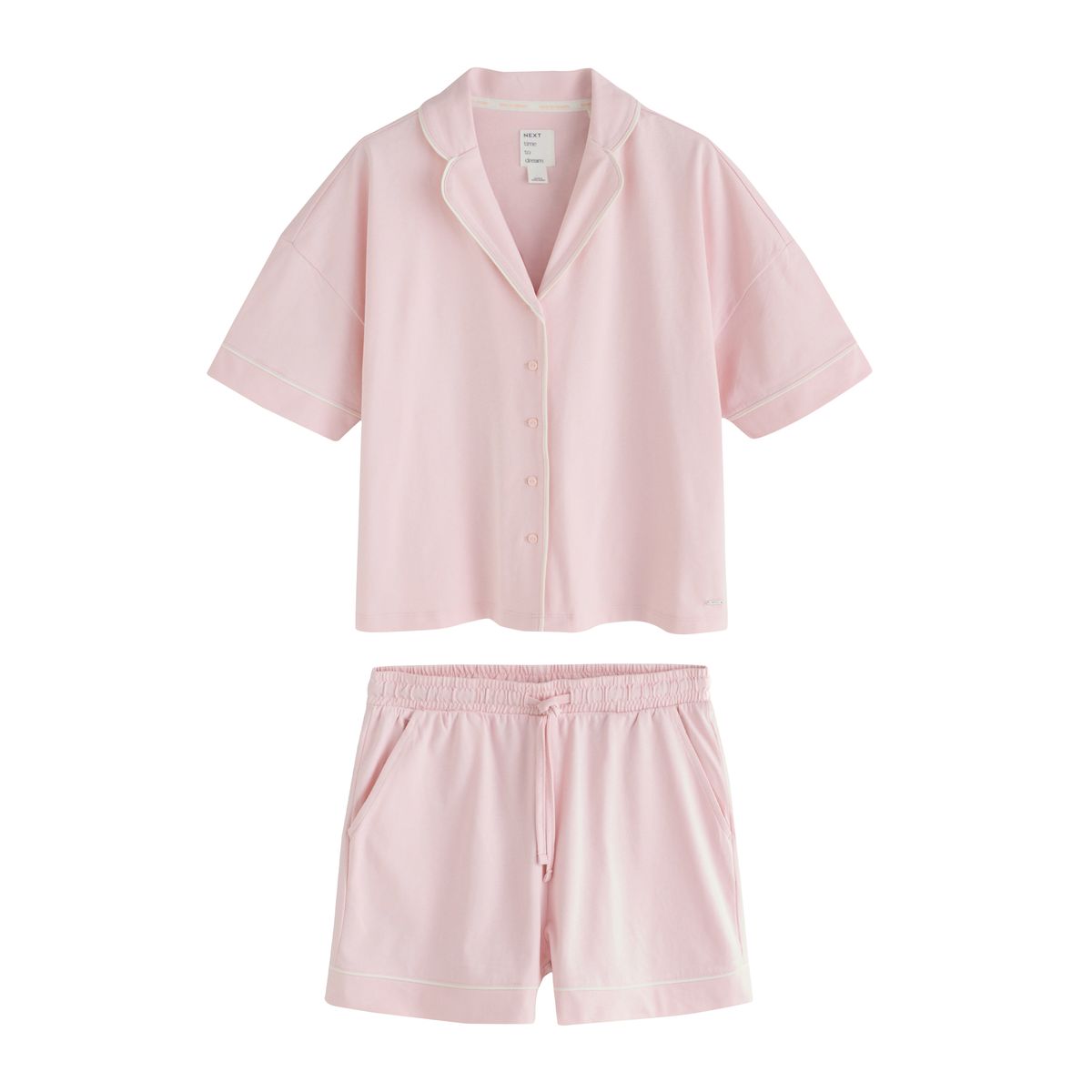 Ensemble pyjama short en jersey à boutons, NEXT
