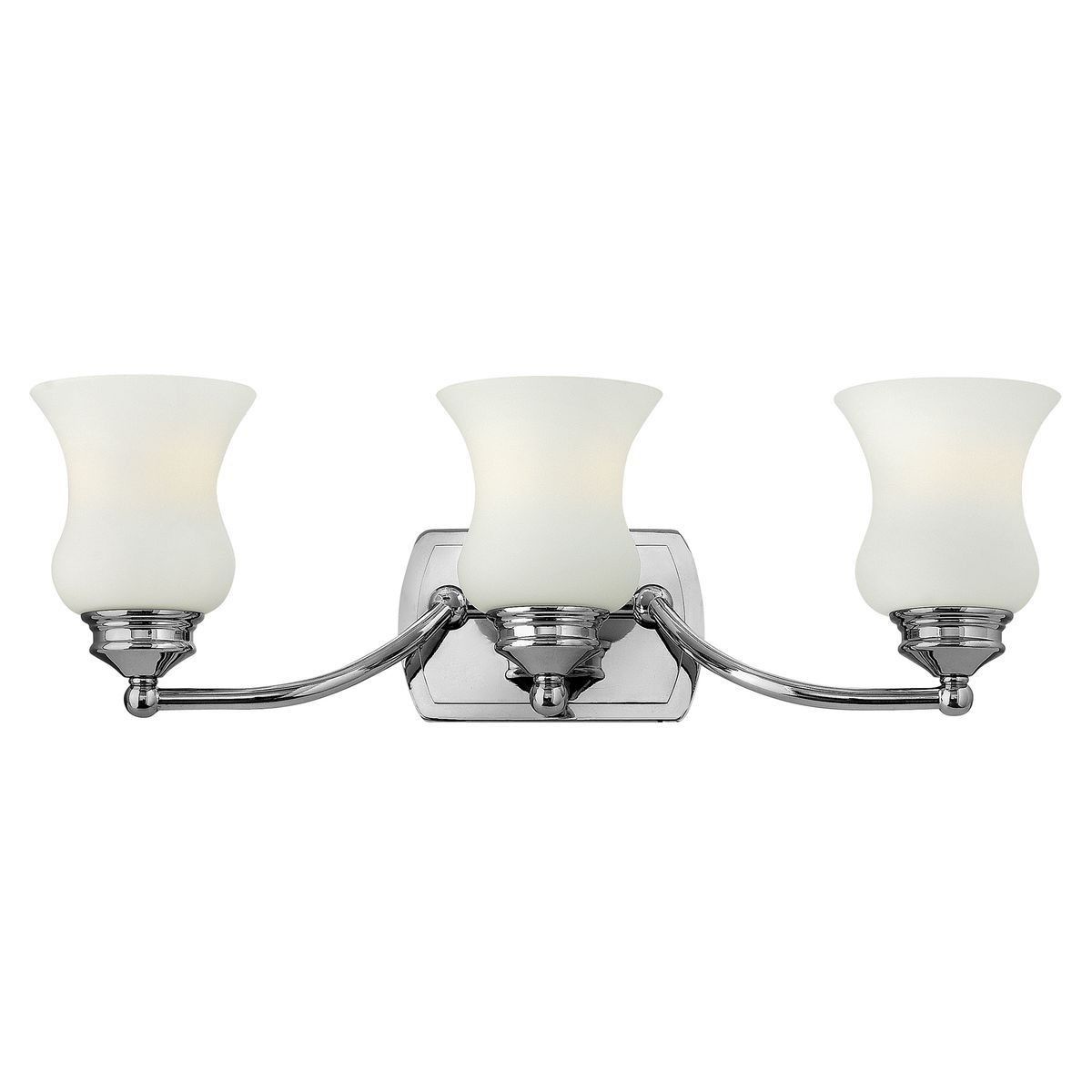 applique salle de bain constance 3x3w led chrome poli