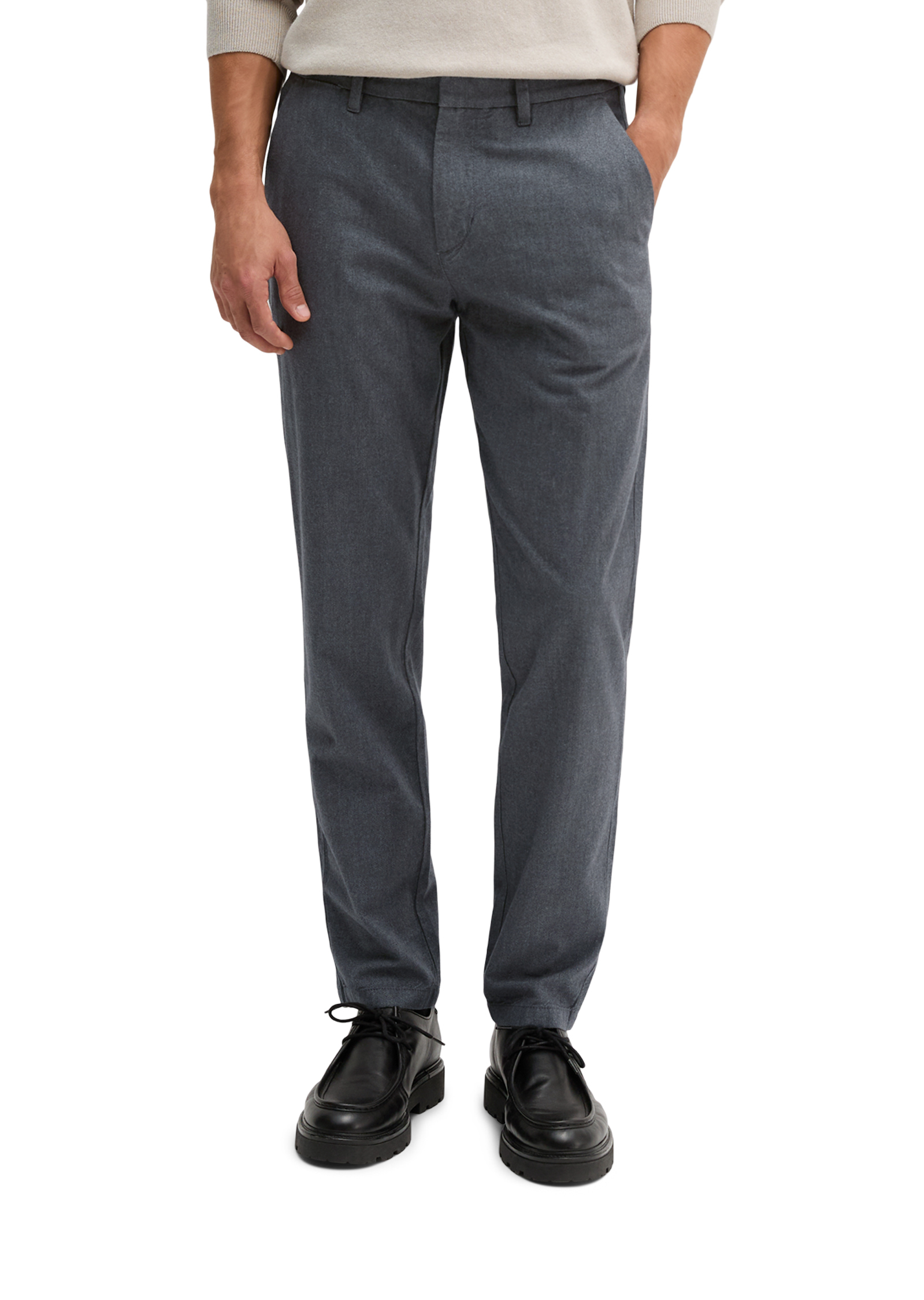 Chino modèle Morot, coupe fuselée en mélange élastique de coton bio et de viscose, MARC O'POLO