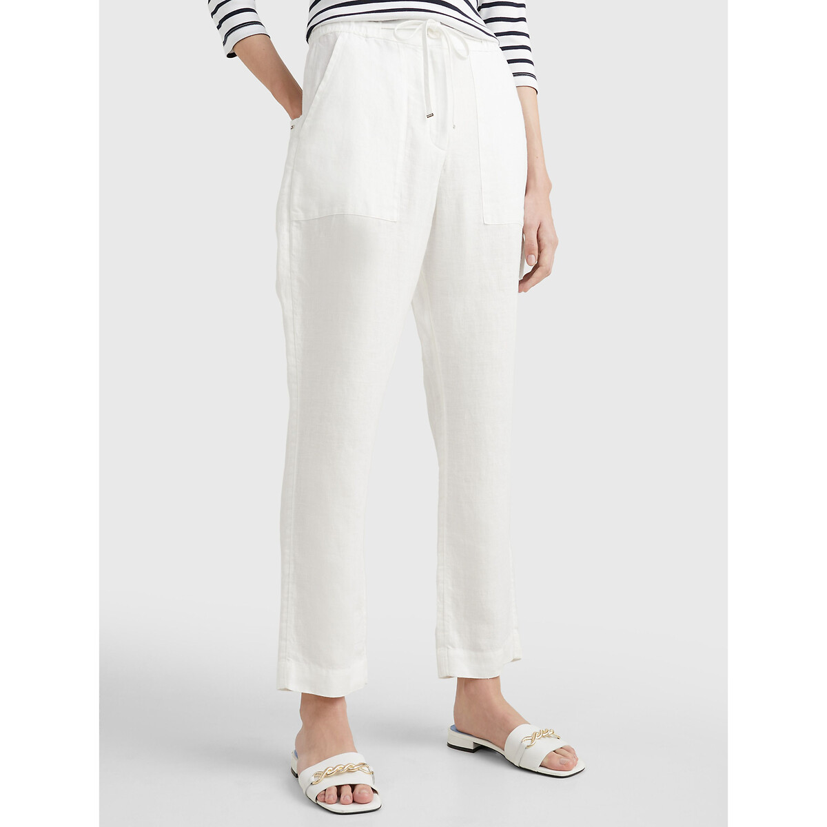 Women's trousers stone Tommy Hilfiger | Soulz.ee