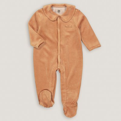 Ribbed Velour Sleepsuit LA REDOUTE COLLECTIONS