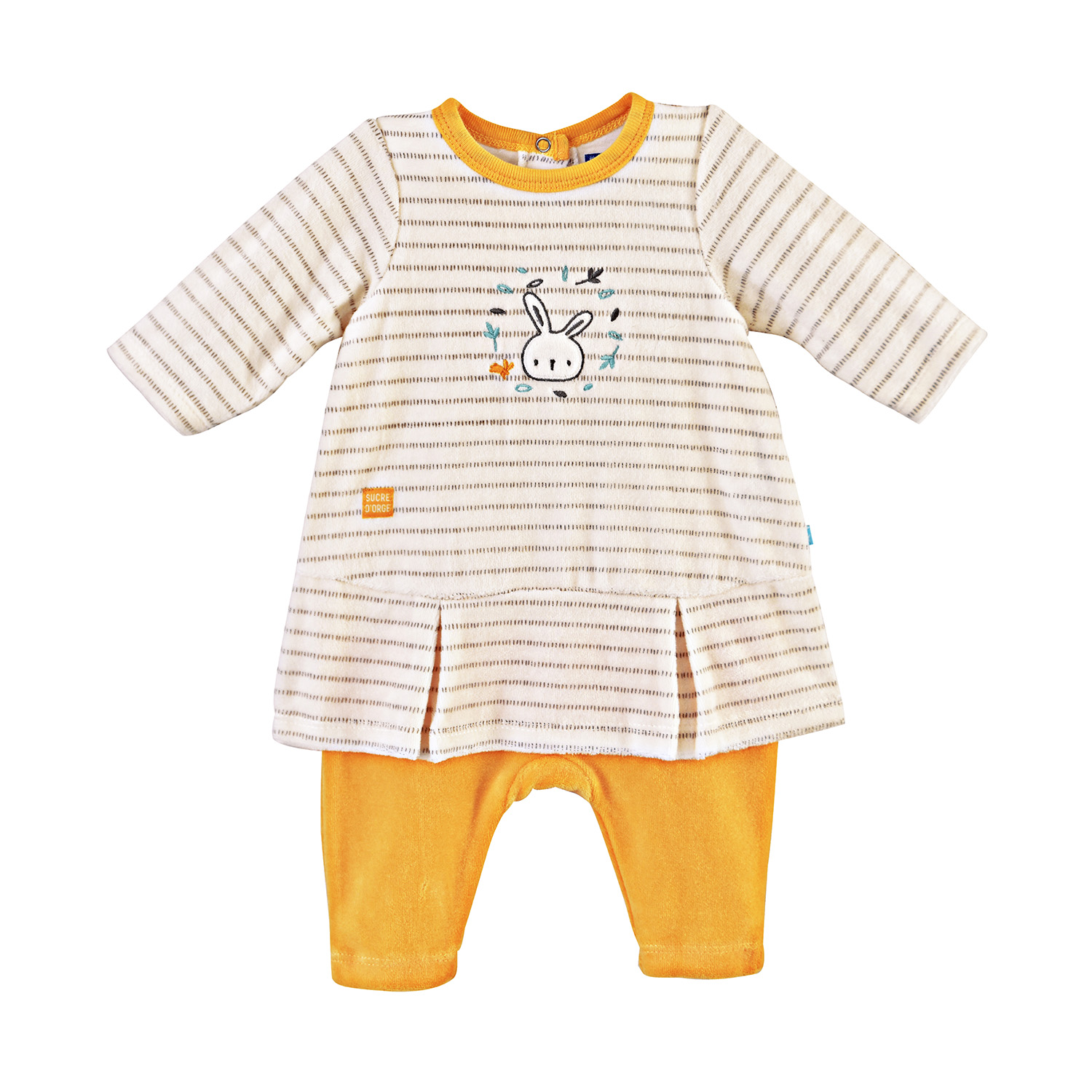 Combirobe coton bio dory, SUCRE D'ORGE
