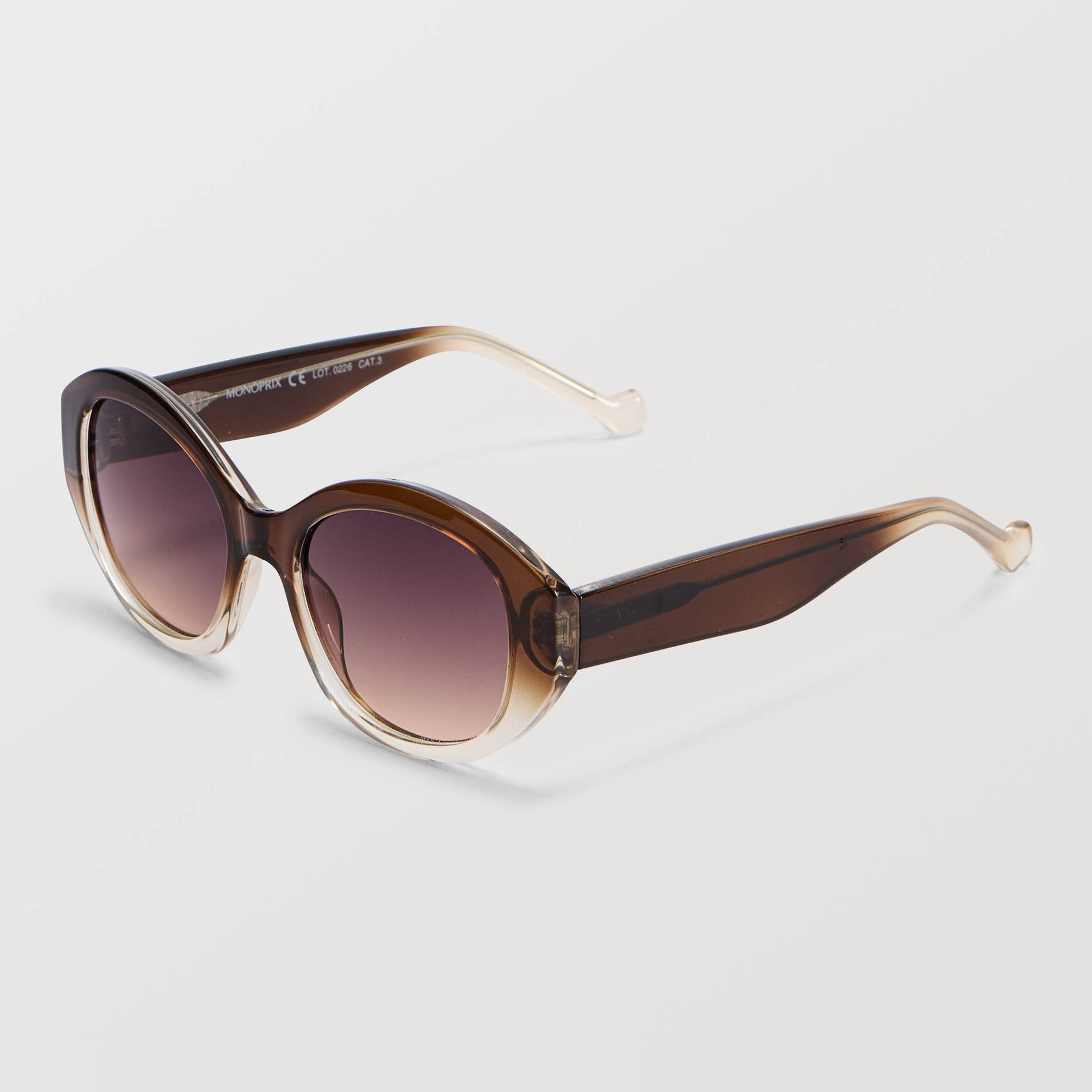 Lunettes de soleil oversize, MONOPRIX