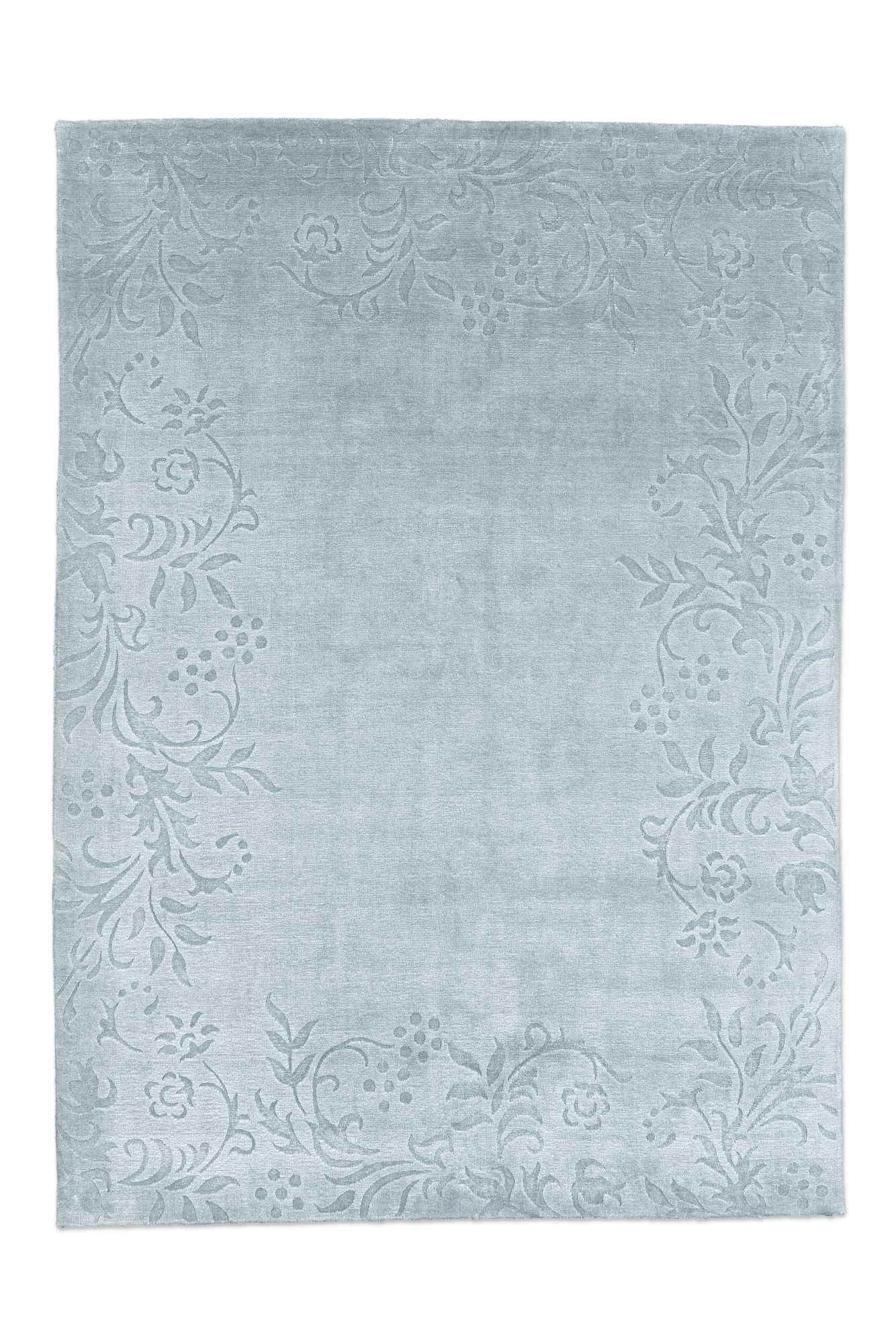 Tapis tissé main en laine et viscose, THEKO