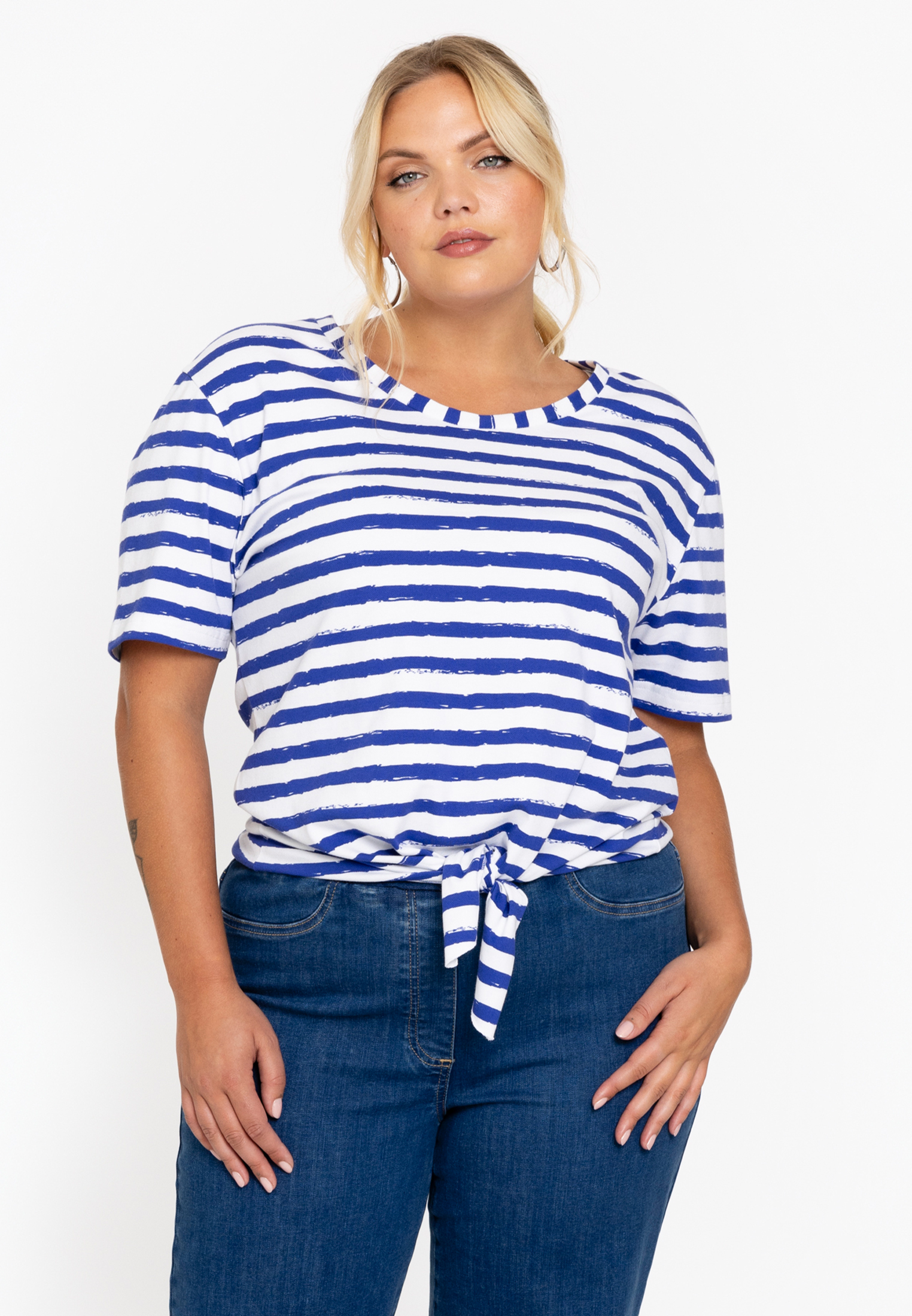 T-shirt avec rayures, YOEK