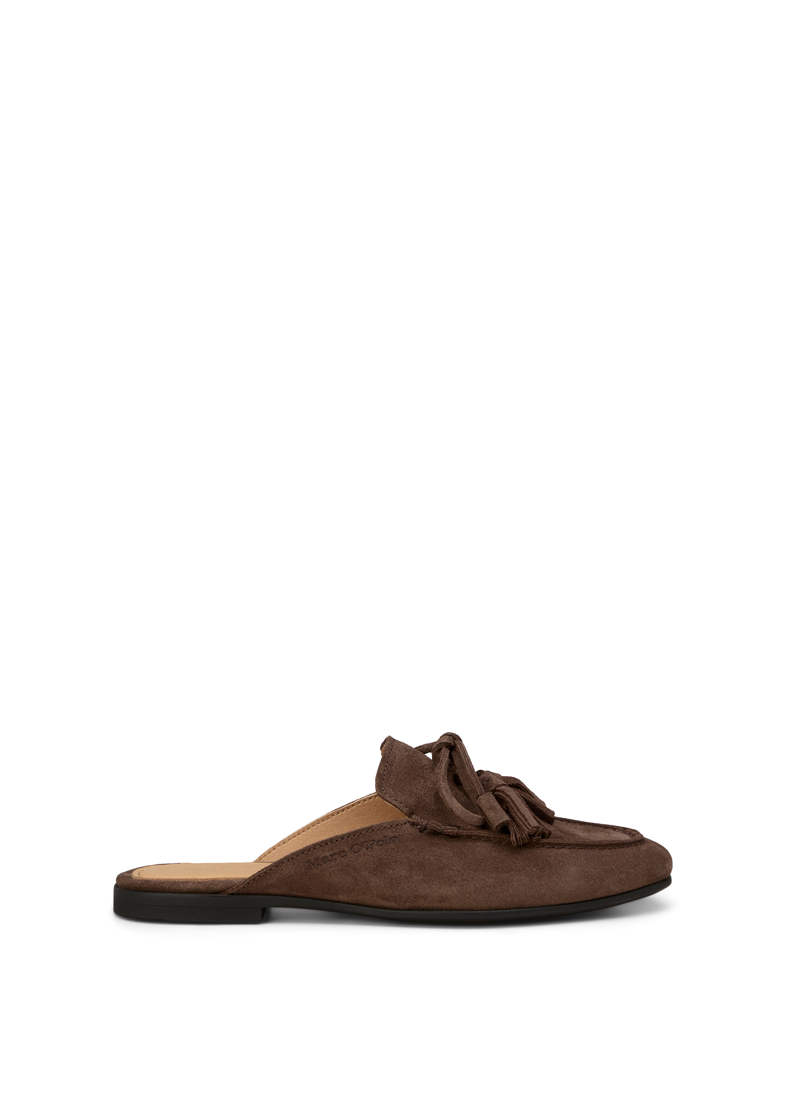 Mule modèle Safina avec nœud et glands, MARC O'POLO