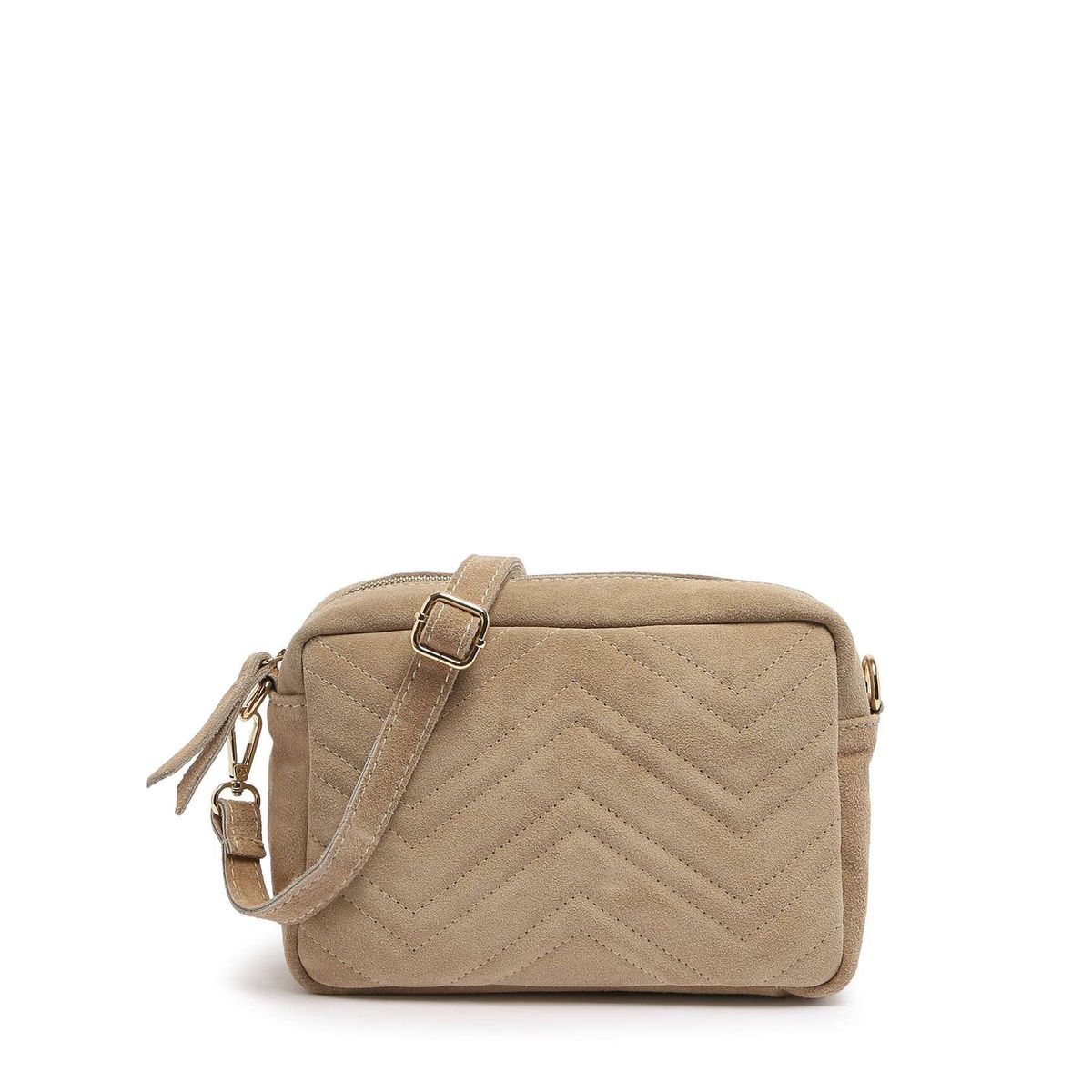 Sac daim beige La Redoute