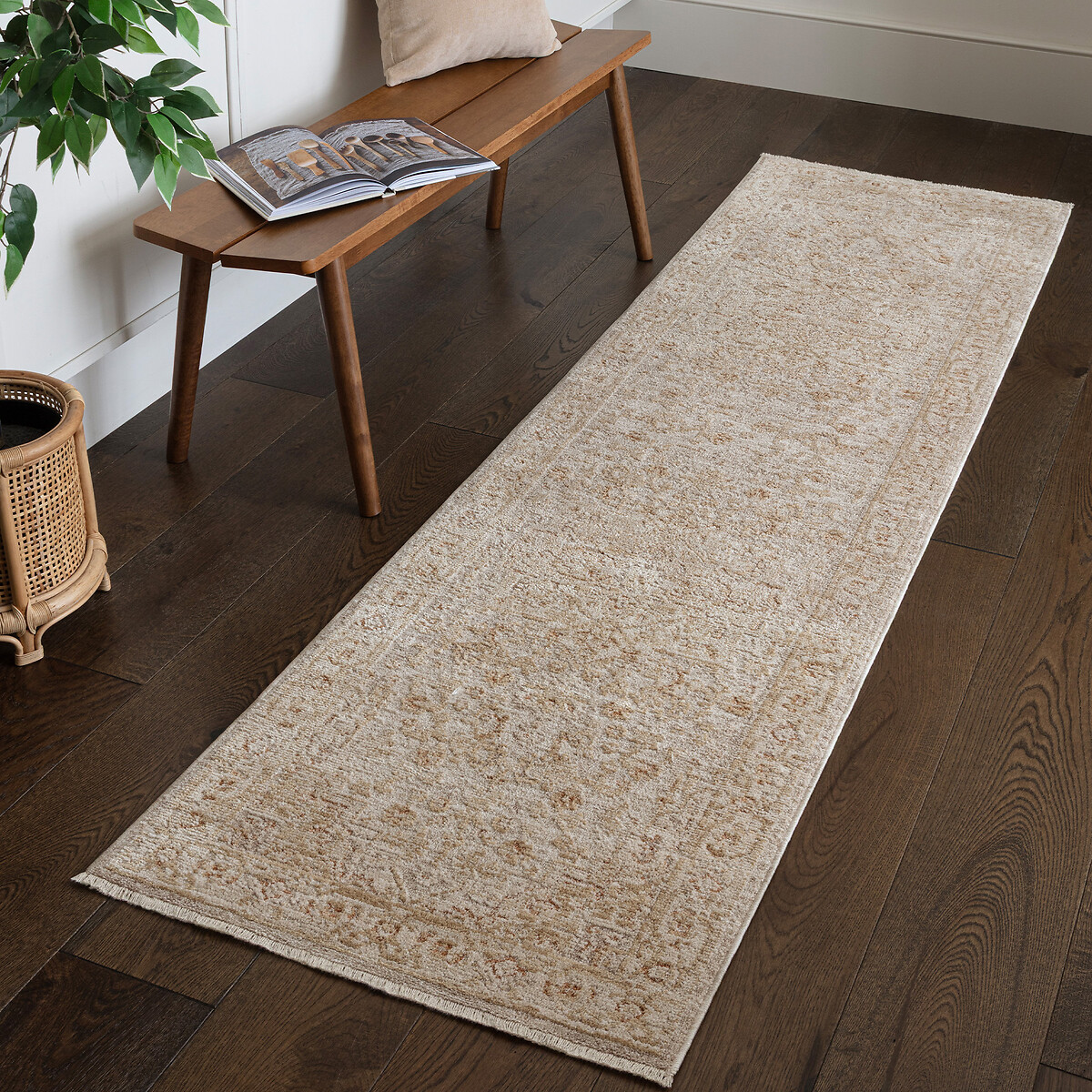 Heriz Serapi Beige Runner Rug, SO'HOME
