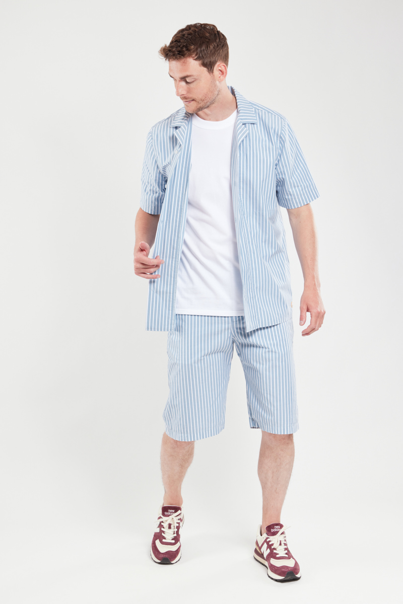 Short à rayures en coton, ARMOR-LUX
