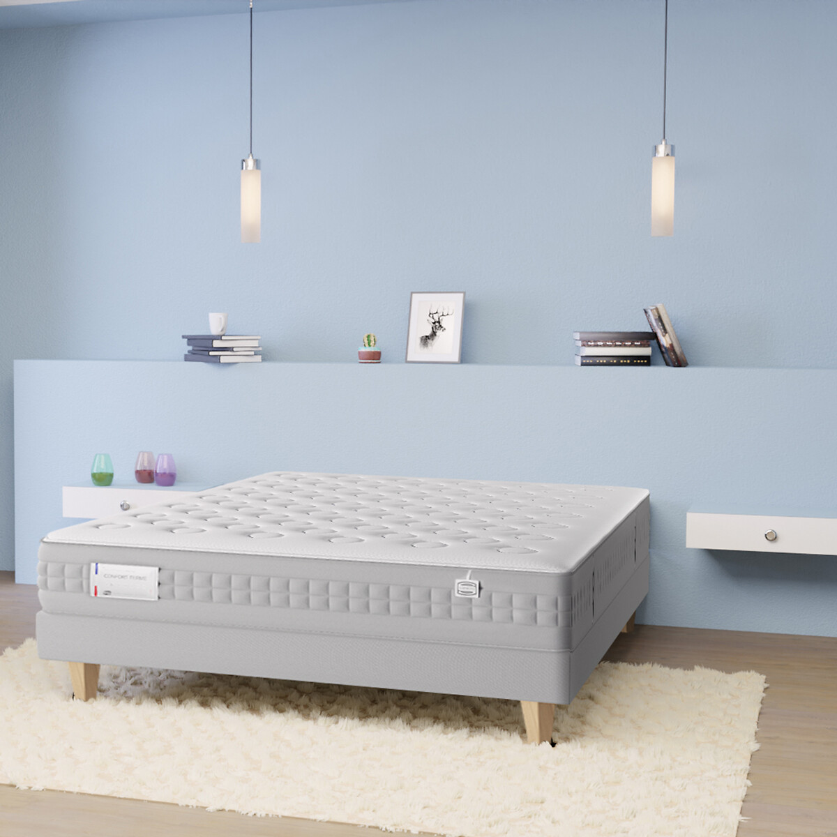 matelas ressorts ensaches, confort ferme