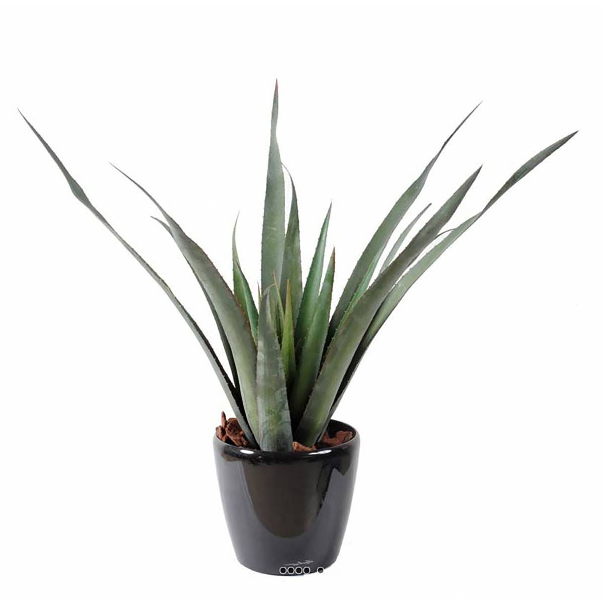 Aloe artificielle en pot pour extérieur H 65, ARTIFICIELLES