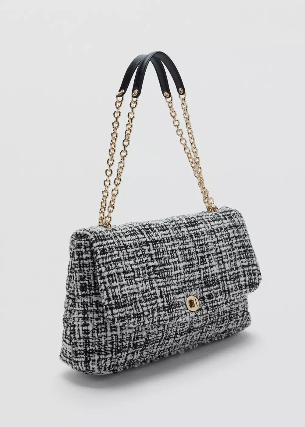 Grand sac en tweed, MANGO