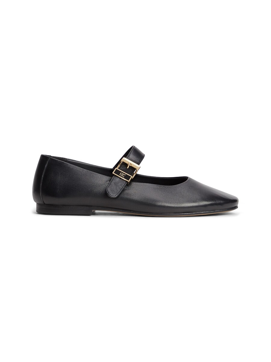 Tommy Hilfiger Bailarinas planas de piel estilo babies — photo 2