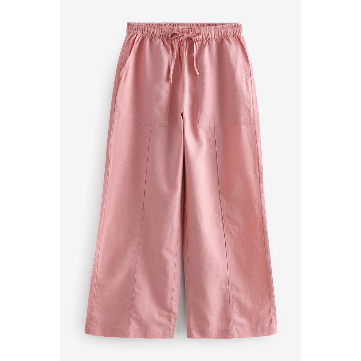 Pantalon en lin mélangé ample à enfiler, NEXT