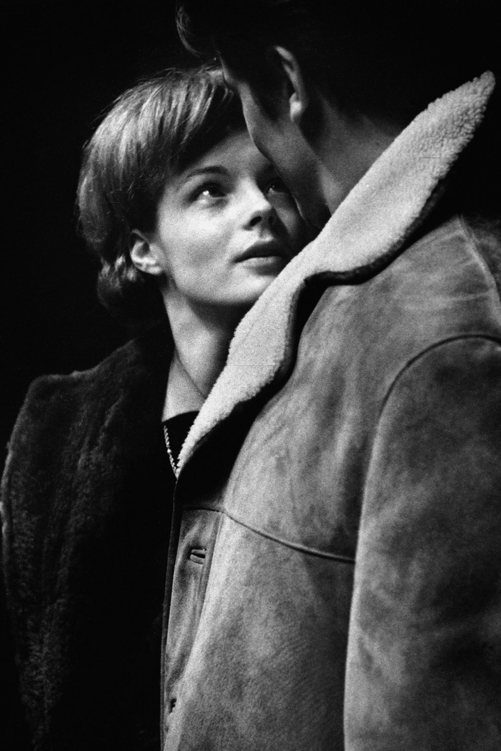 Tableau noir et blanc Photo Romy Schneider et Alain Delon, HEXOA
