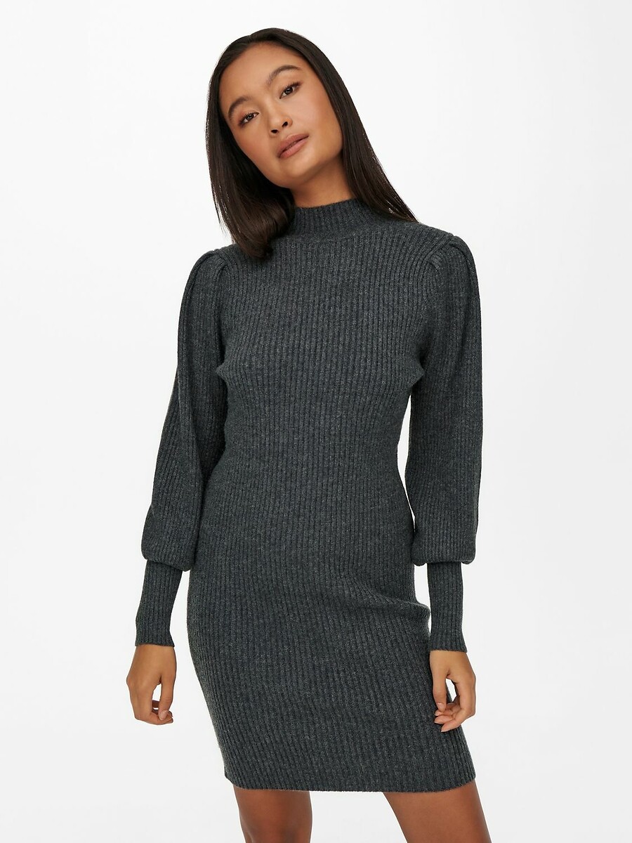 Robe pull, col roulé, ONLY