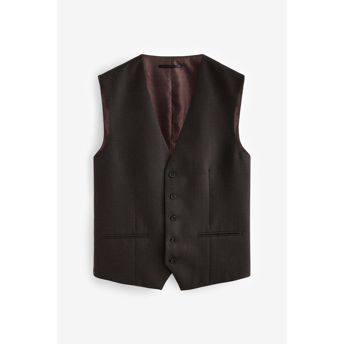 Costume texturé  : gilet, NEXT