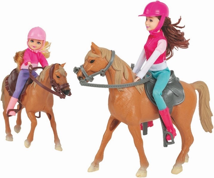 Partner - Poupée Cavalières Et Chevaux, WDK GROUPE PARTNER