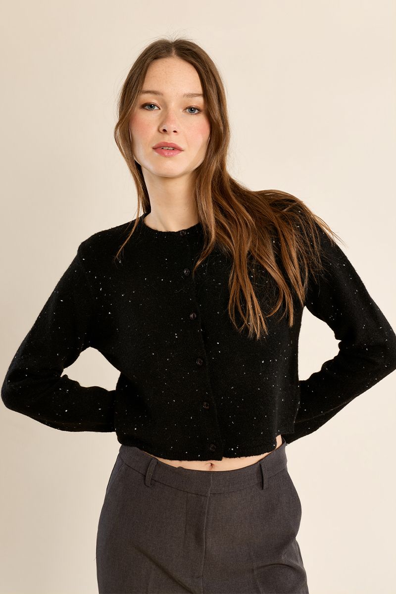 Cardigan court, ajusté, MOLLY BRACKEN