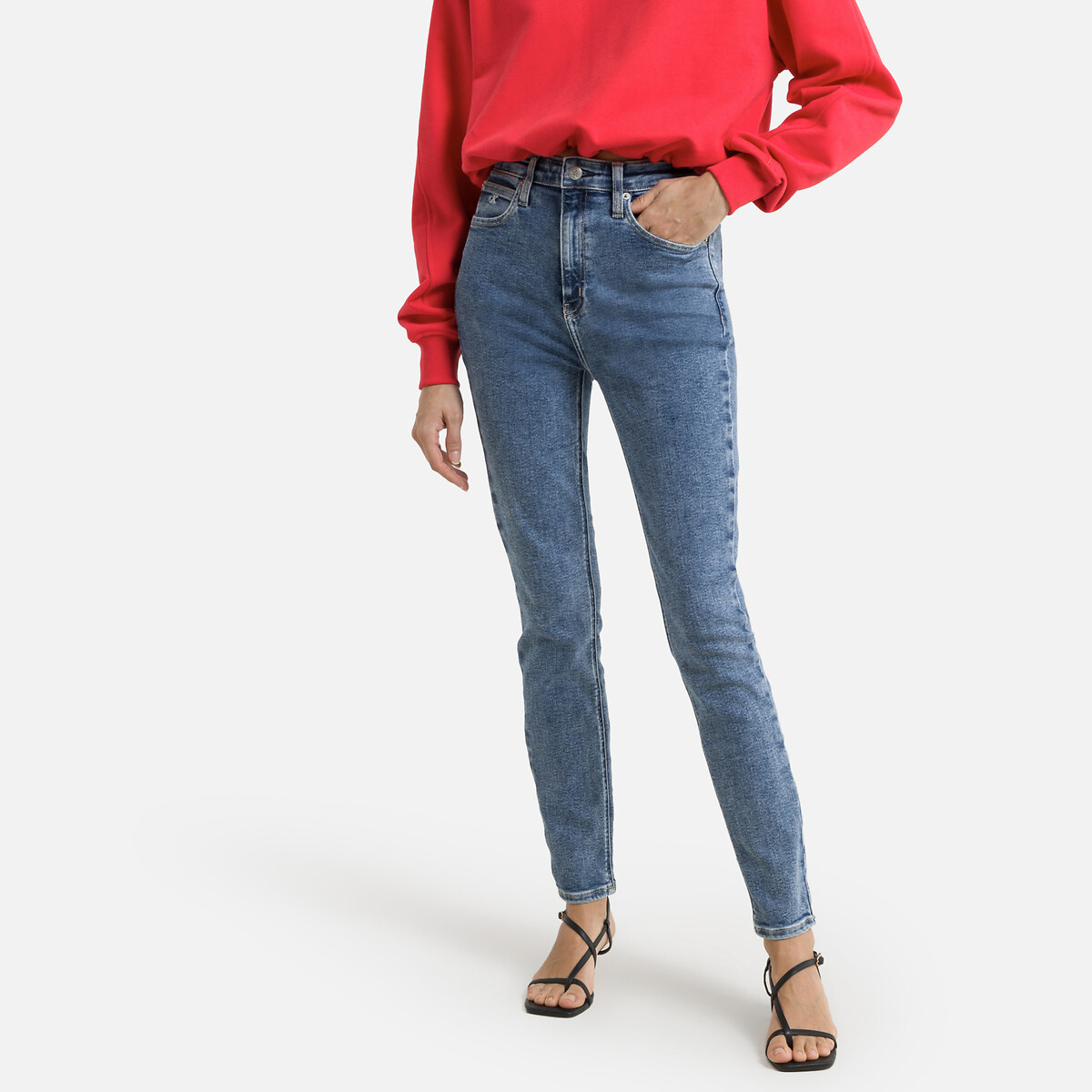 Pantalones talle alto | La Redoute
