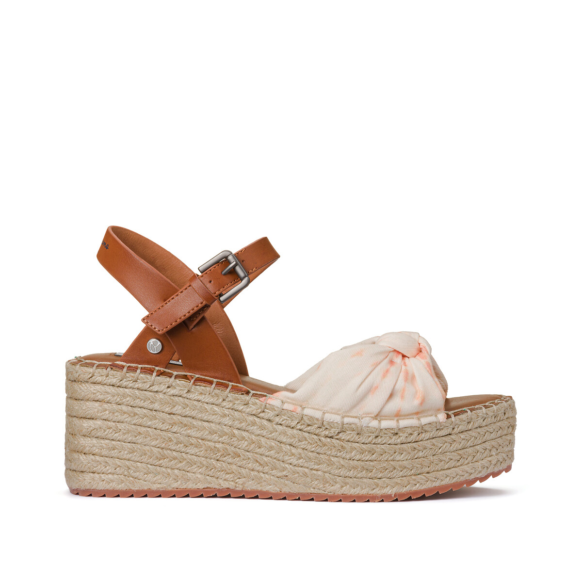 Sandalen met sleehak witney cognac Pepe Jeans | La Redoute