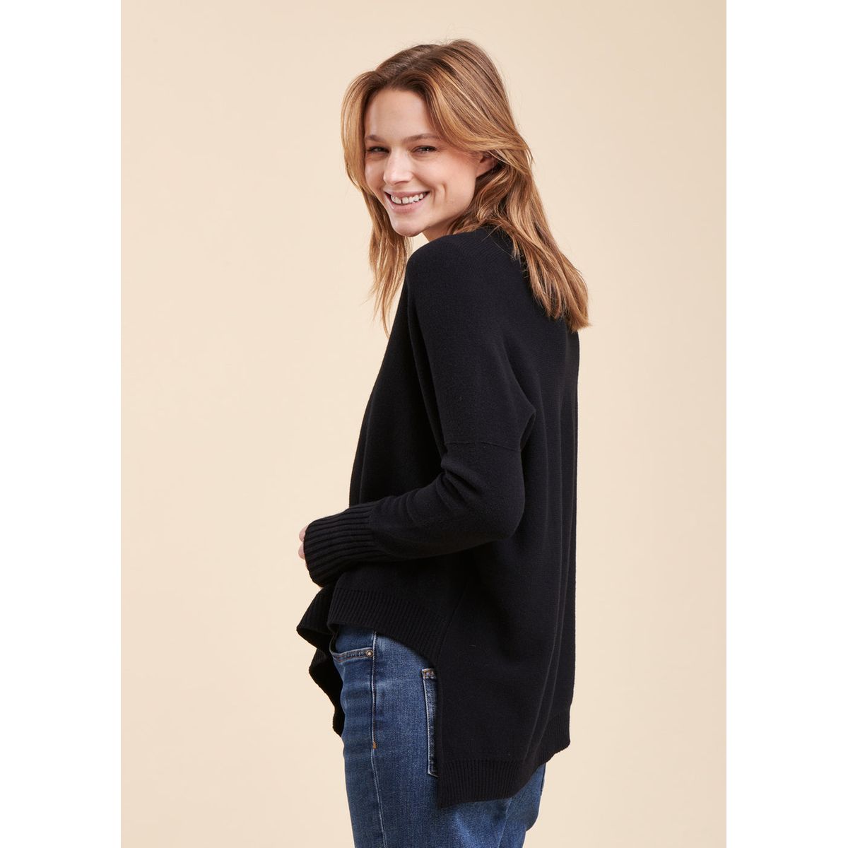 Pull noir la on sale redoute