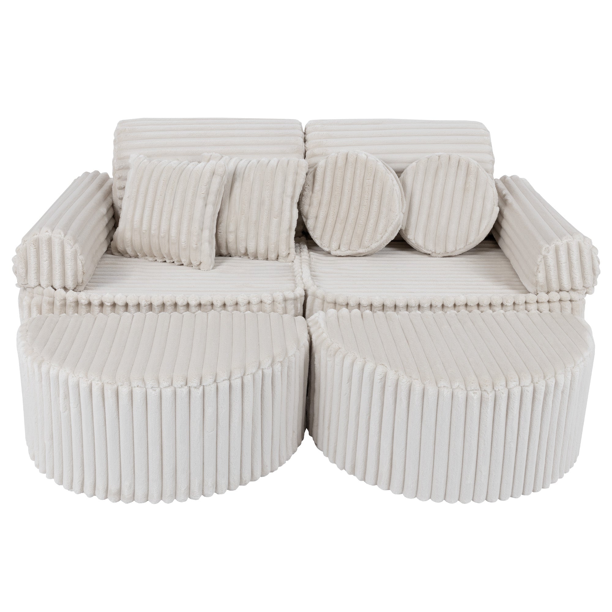 Canapé salon enfant cocoon 120 cm 12 pcs CHURROS, MEOW BABY