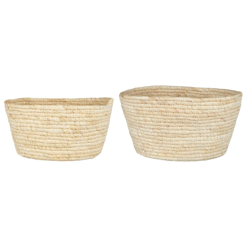 Panier rangement fibre de maïs tressé set de 2, IB LAURSEN
