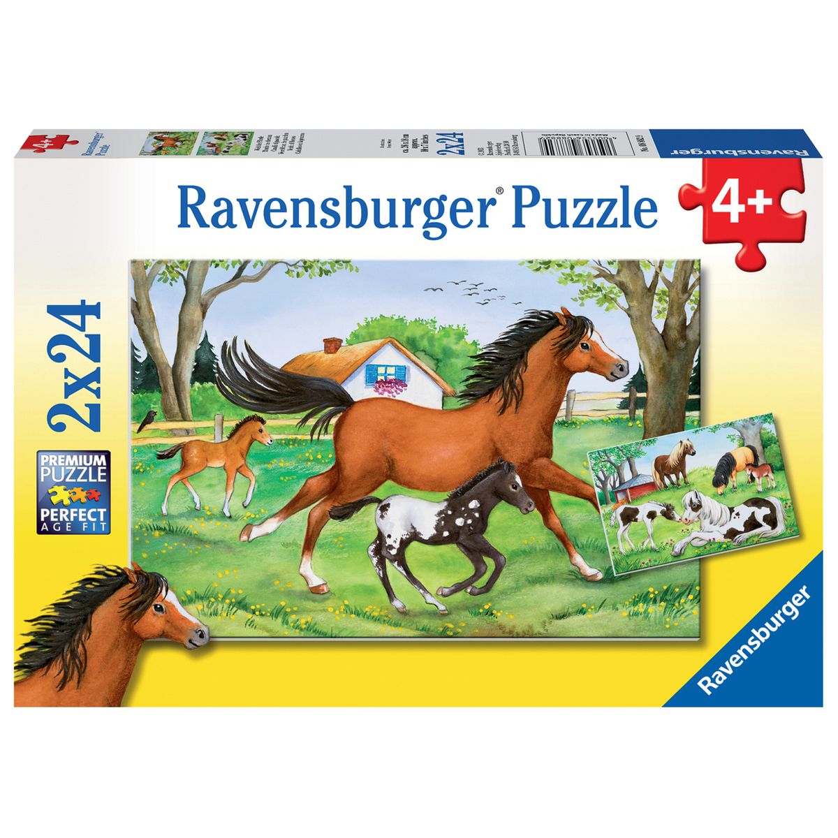 Ravensburger - puzzle enfant - puzzles 2x24 p - monde de chevaux - dès 4  ans - 08882 Ravensburger