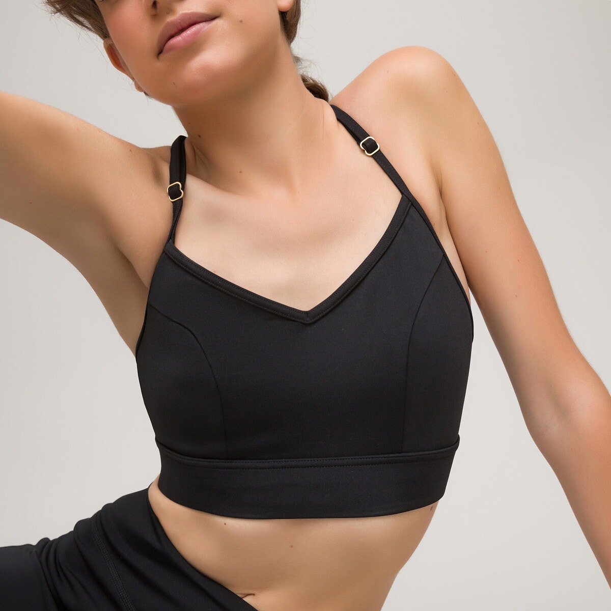 Brassiere de sport noir new arrivals