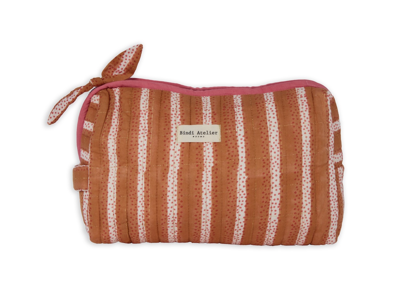 Trousse toilette imprimée BALA, BINDI ATELIER