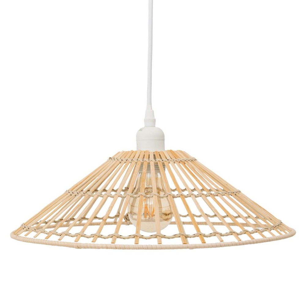 Suspension cône en bambou naturel, ATMOSPHERA