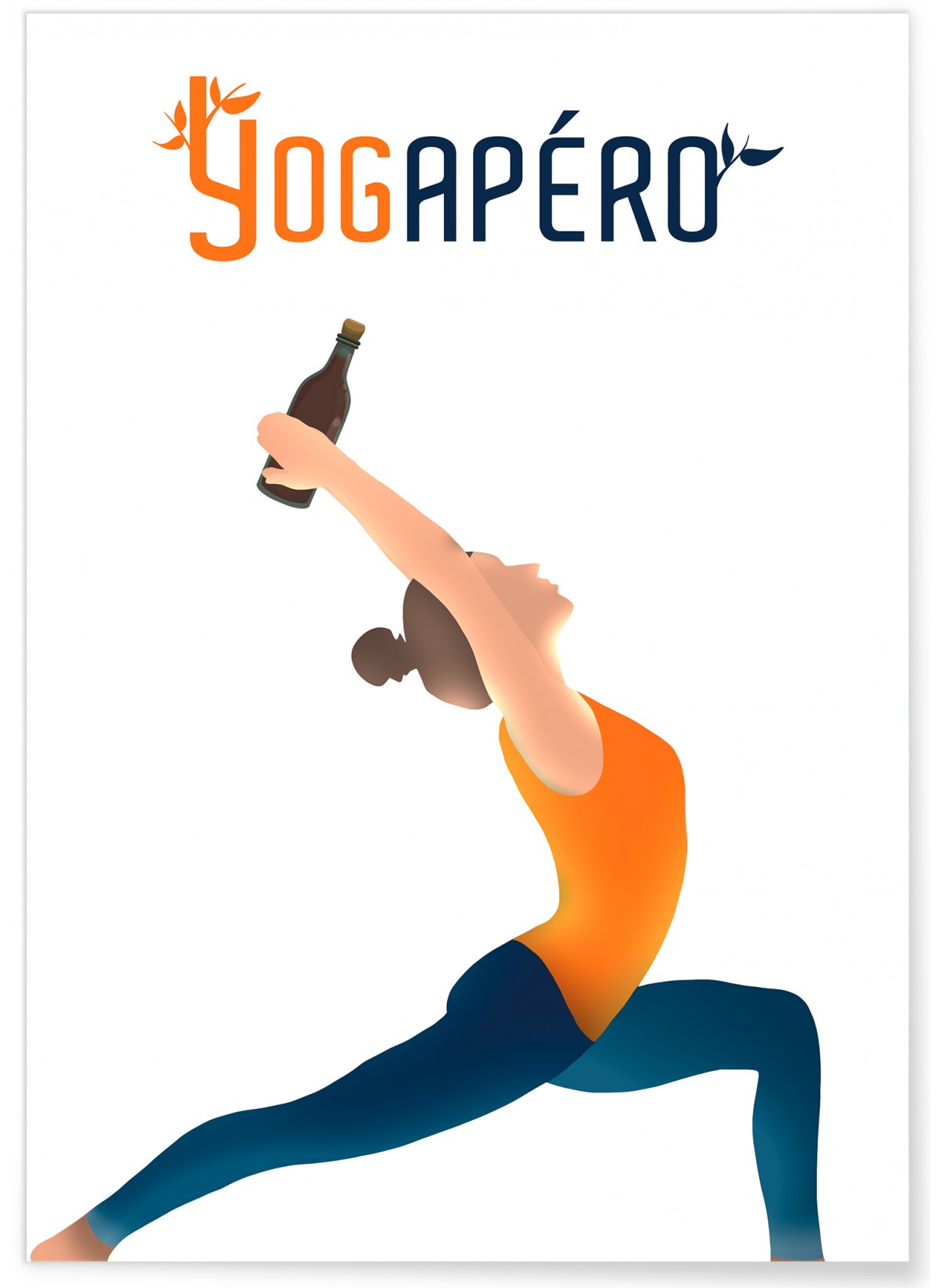 Affiche Yogapéro, L'AFFICHERIE