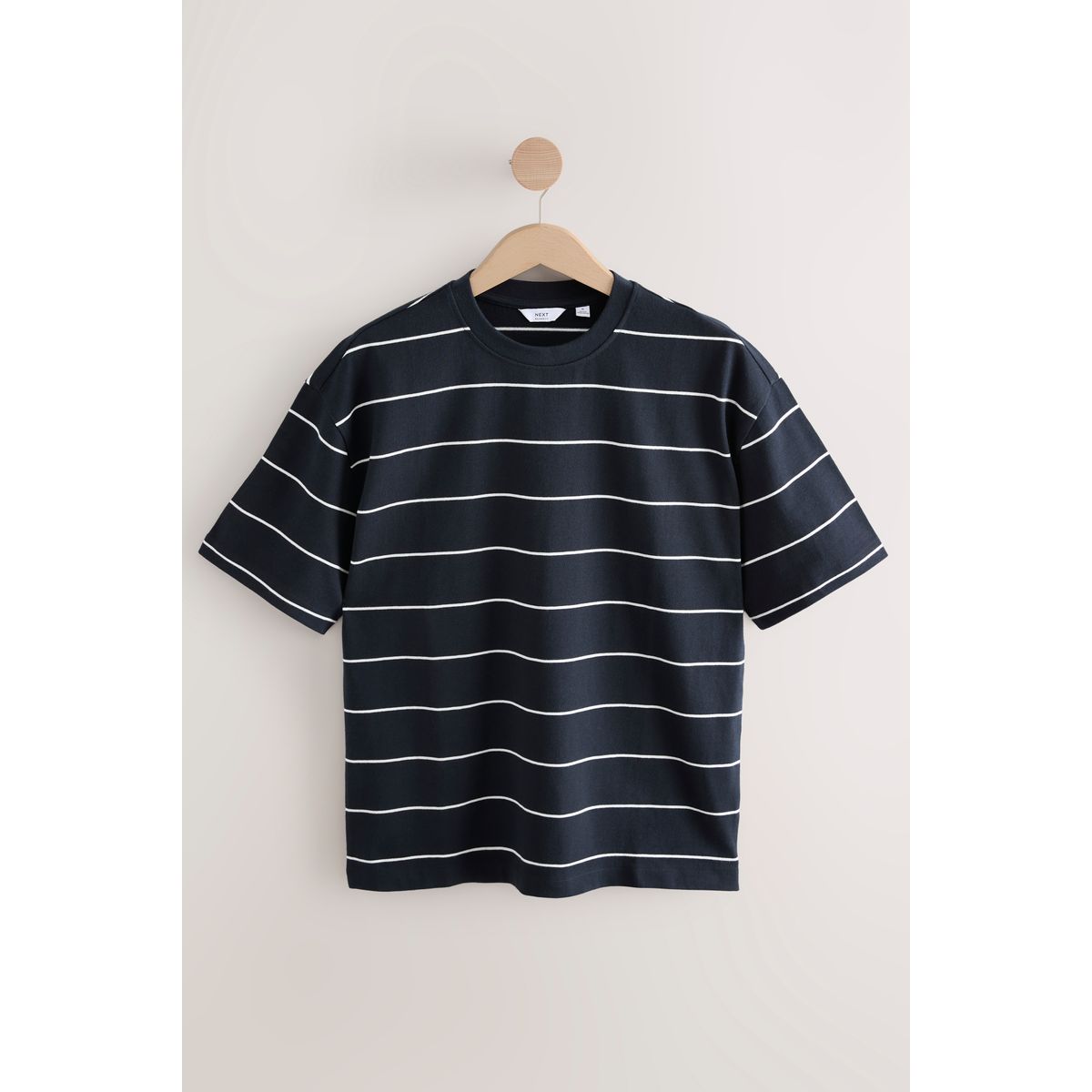 T-shirt 100 % coton épais à rayures, NEXT