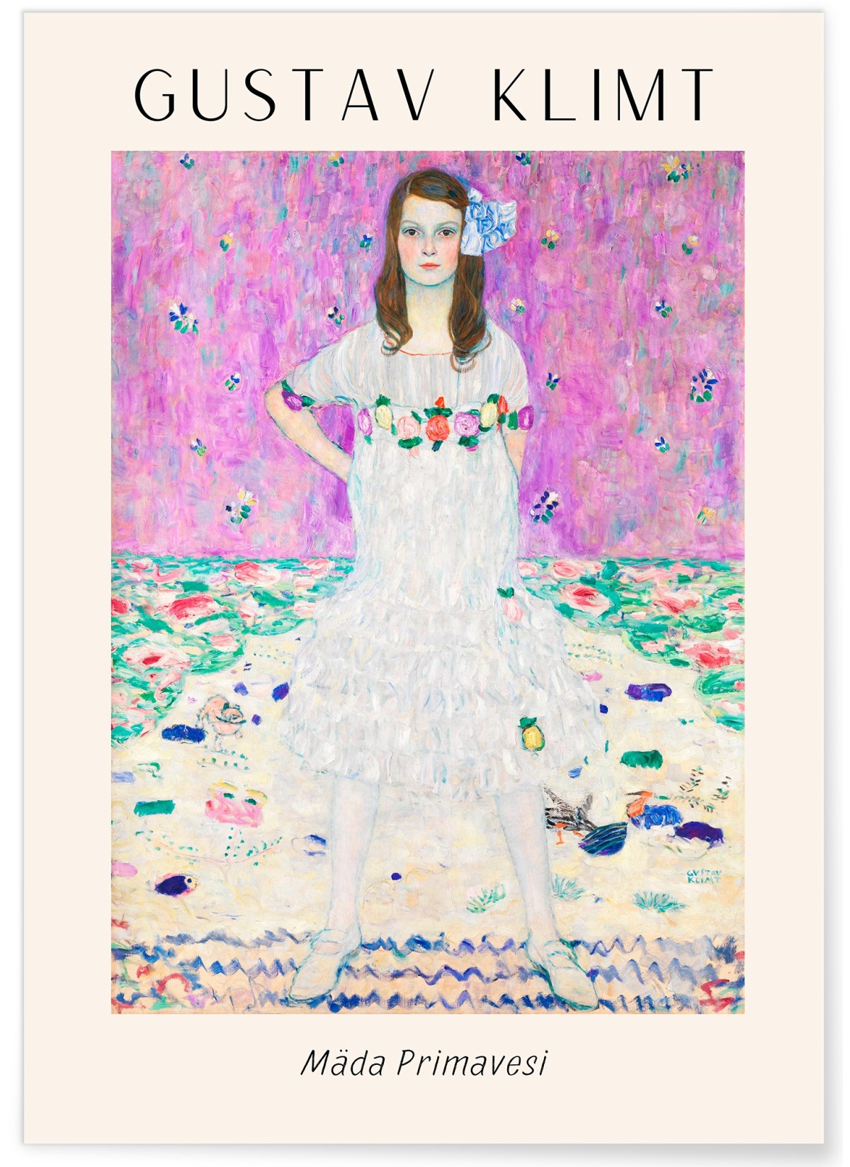 Affiche Gustav Klimt « Mâda Primavesi », L'AFFICHERIE